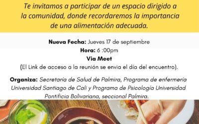 Primer Encuentro de Bienestar y Seguridad Alimentaria – NUEVA FECHA
